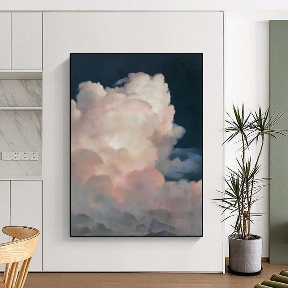cloud abstract wall art